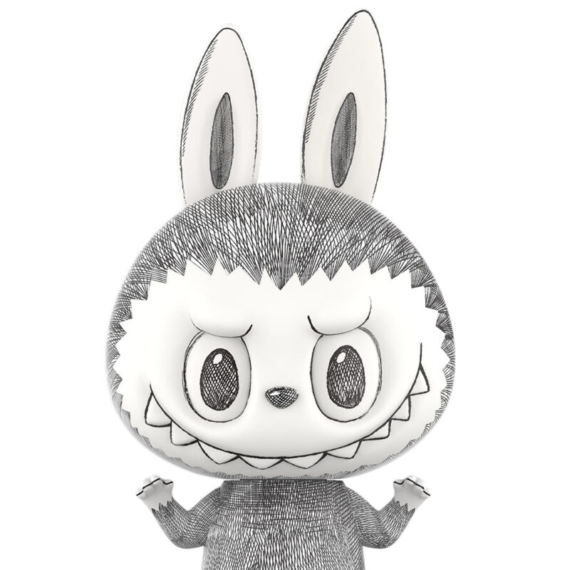 POP MART MEGA LABUBU 1000% Sketch