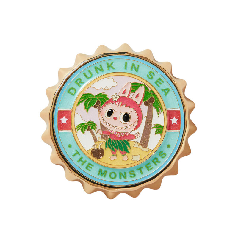 POP MART The Monsters LABUBU Drunk in Sea Series Fridge Magnet/Bottle Opener Blind Box