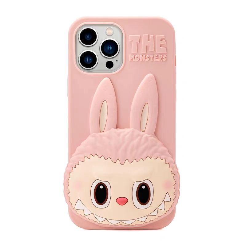 POP MART The Monsters LABUBU iPhone Case – Pink